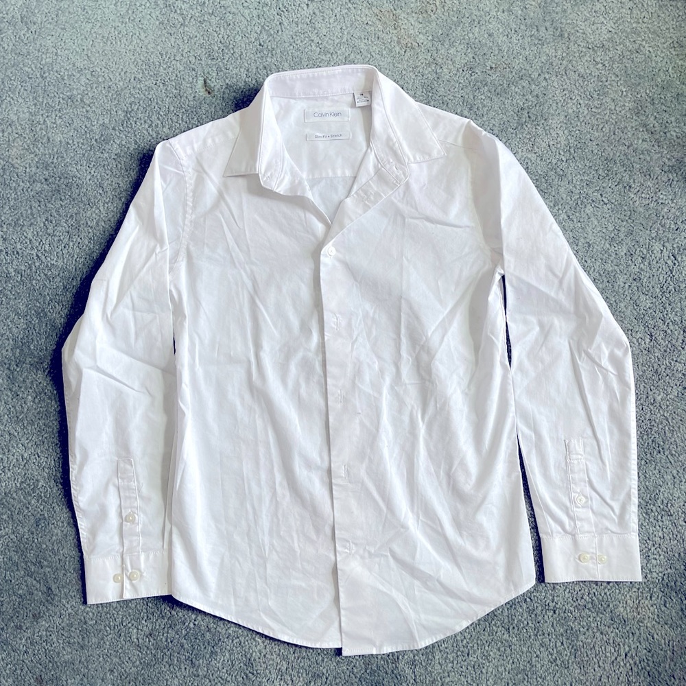 Calvin Klein Slim Fit dress shirt kids